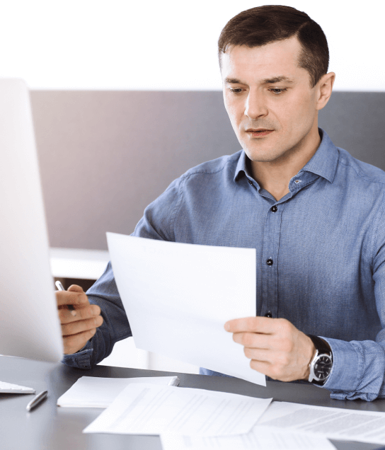 Customer using Legal Document translation services combined with notarization and authentication support.