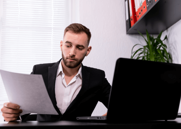 Translator providing Certified Translation Services signed and formatted documents ready for official government submission.