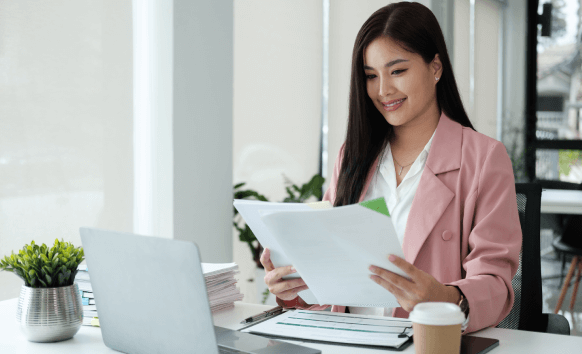 A professional translator working on Birth Certificate Translation Services for official submissions in Texas.