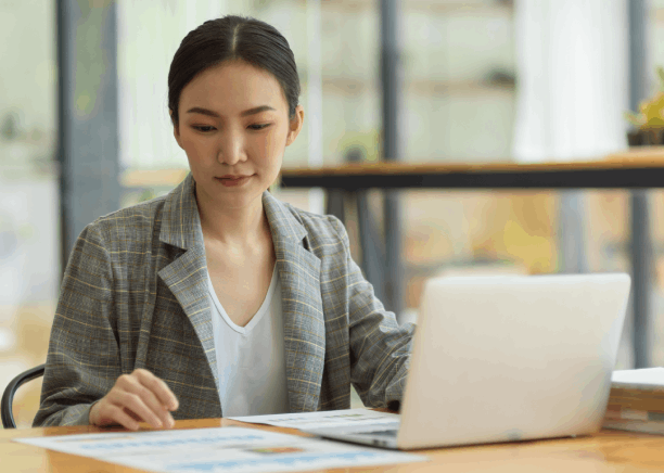 A specialist formats a county property record PDF as Spanish Translation Services in Texas prepare real estate filings.