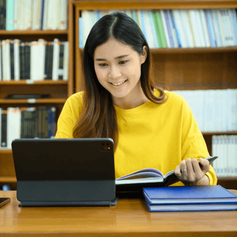 A college applicant reviews a translated diploma using Vietnamese Translation Services in Texas to meet academic evaluation.